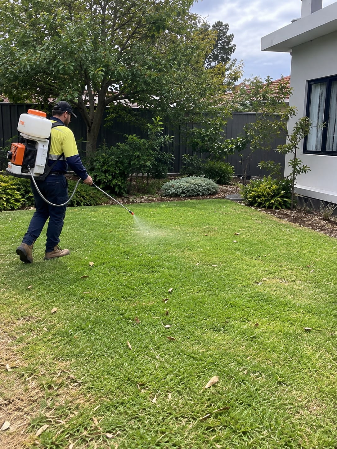 Healthy lawn protected from pests in Perth