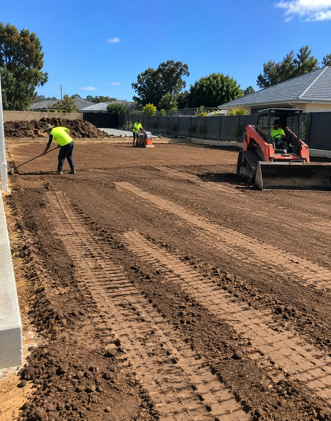 New build site prepared for turf in Perth